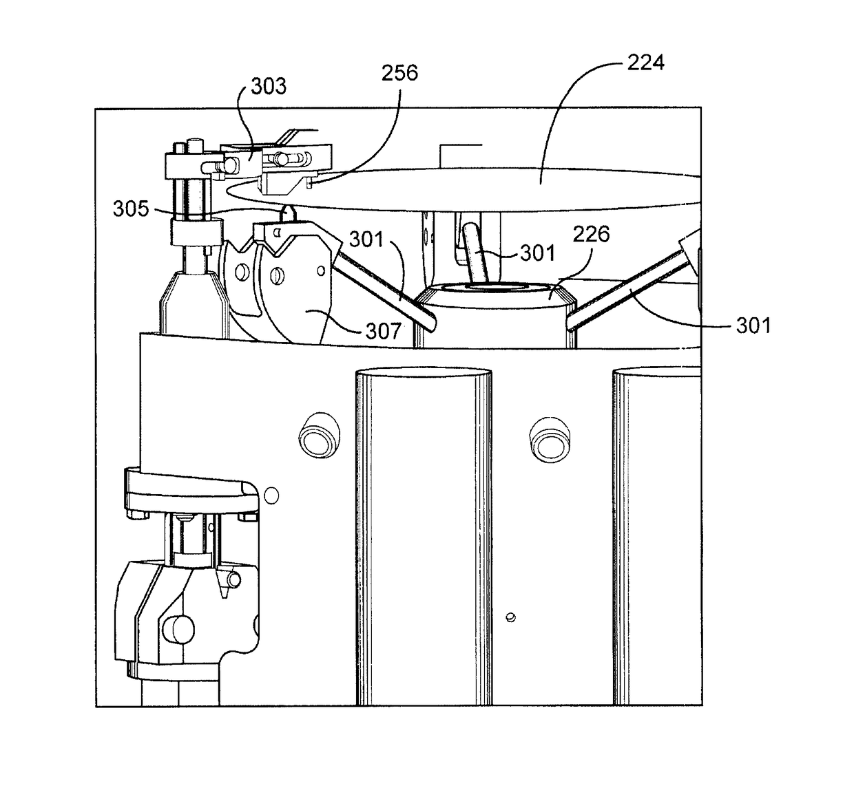 Chuck for edge bevel removal and method for centering a wafer prior to edge bevel removal