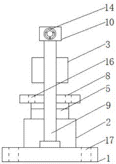 Motor mounting base of new energy automobile