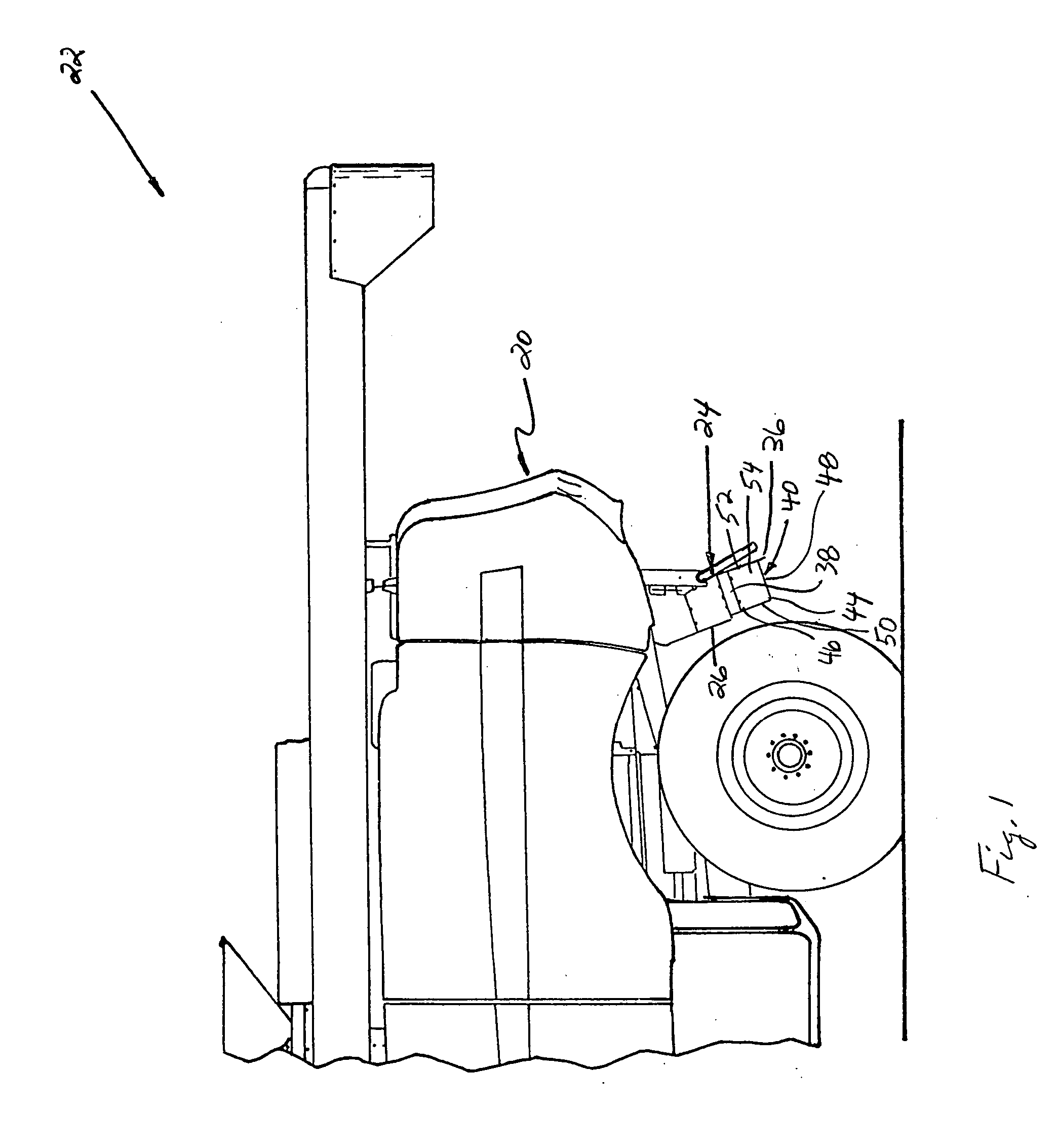 Adjustable crop residue flow distributor for a vertical spreader of an agricultural combine