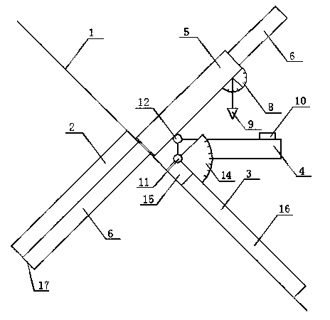 Tester for depth, dip angle, azimuth, slope/wall angle of anchor hole