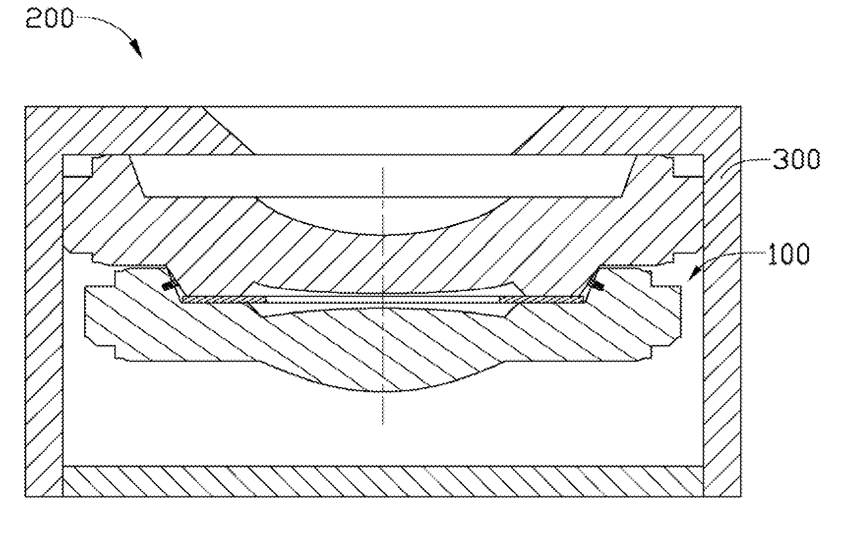 Lens arrangement and lens module using same