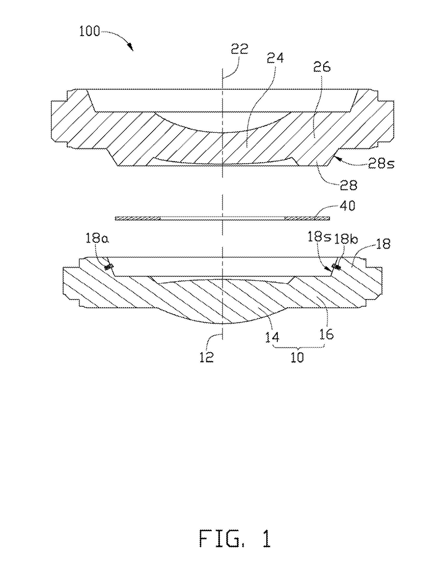 Lens arrangement and lens module using same