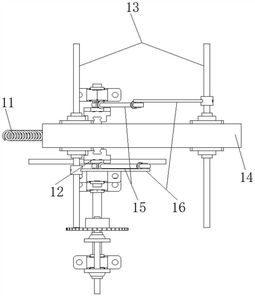 Animal simulation movement mechanical device and use method thereof