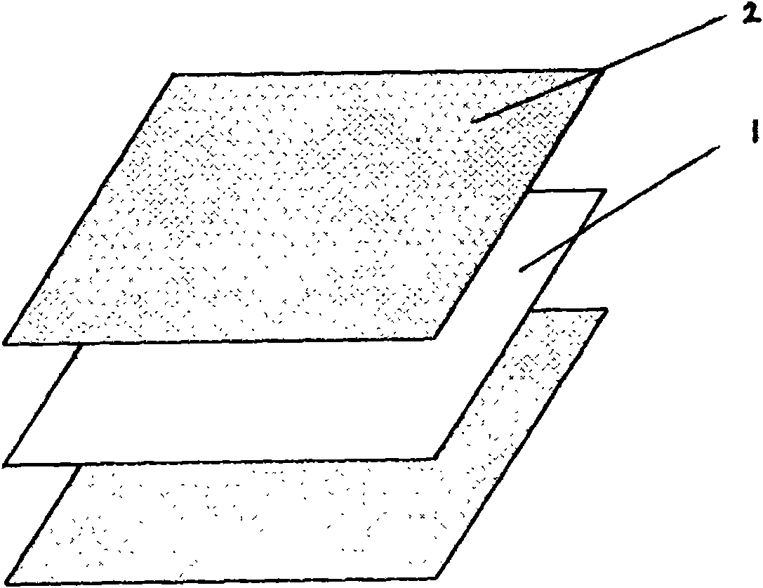 Nafion ion exchange membrane used for enhanced vanadium redox battery and preparation method thereof