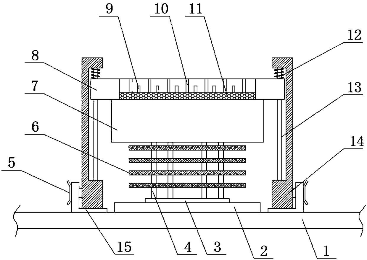 Computer CPU radiating fan for facilitating ash removal