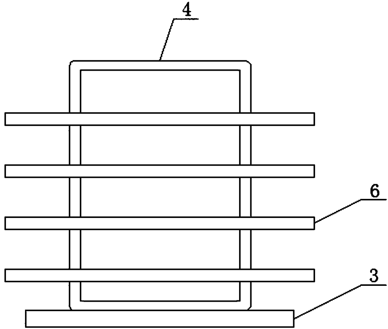 Computer CPU radiating fan for facilitating ash removal