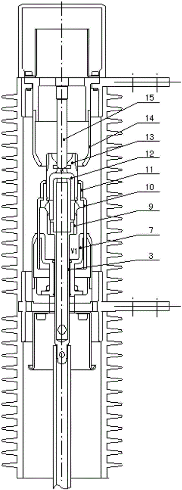 Arc extinguish chamber for sulfur hexafluoride circuit-breaker