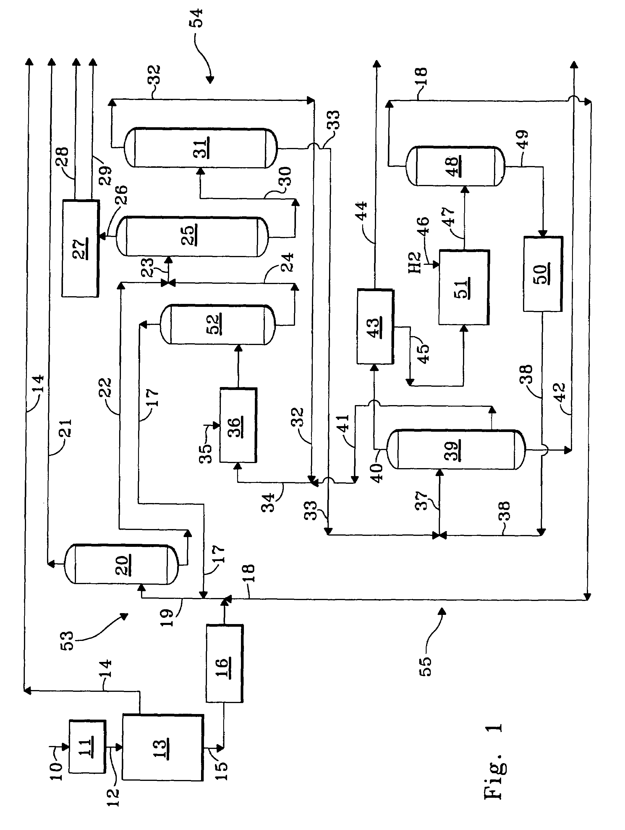 Integrated apparatus for aromatics production