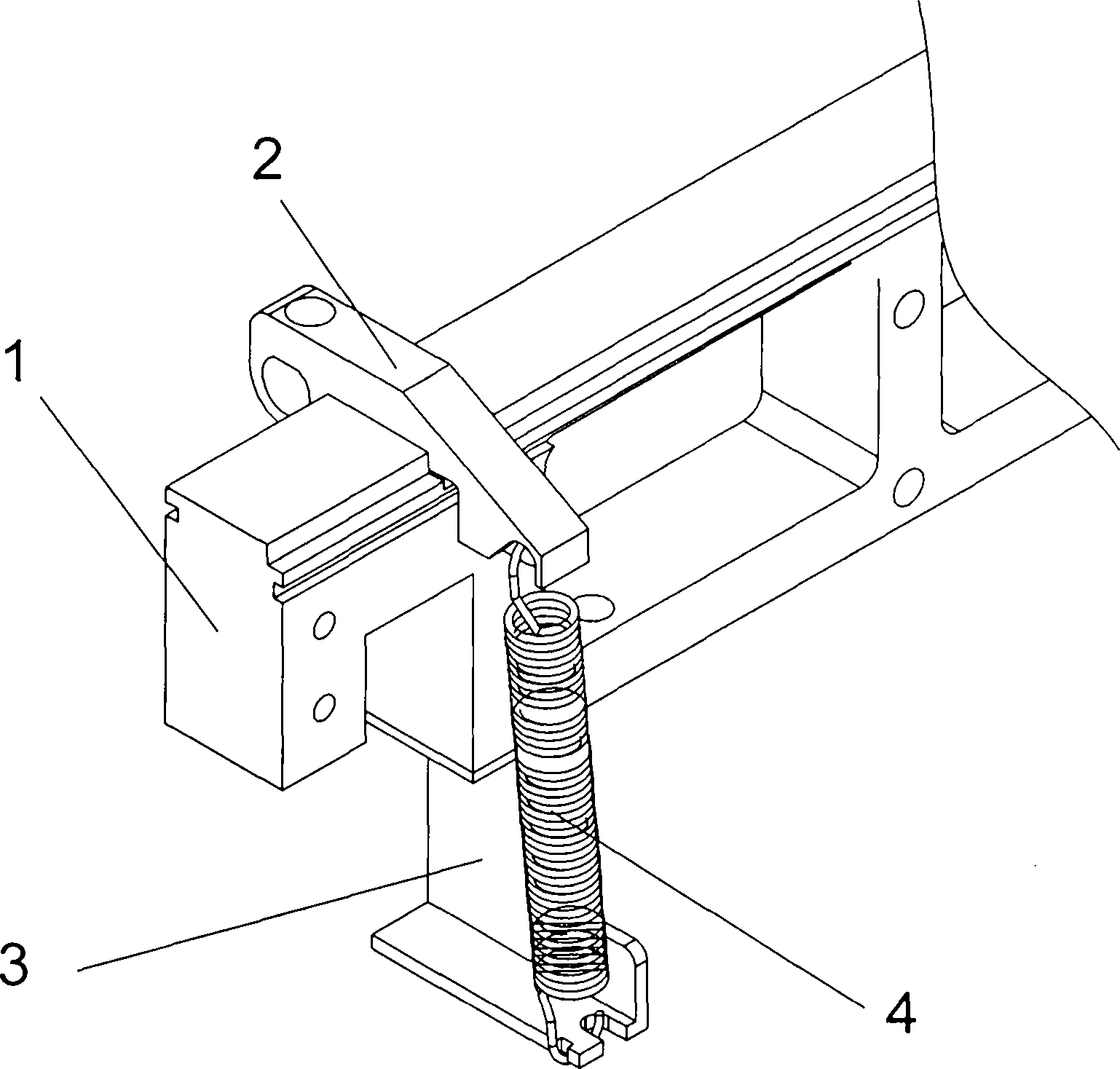 Spring fixing seat