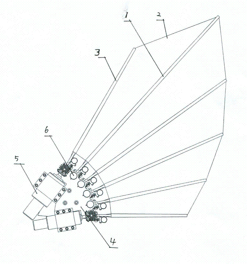 Labriform mode under-actuated flexible pectoral fin bionic device