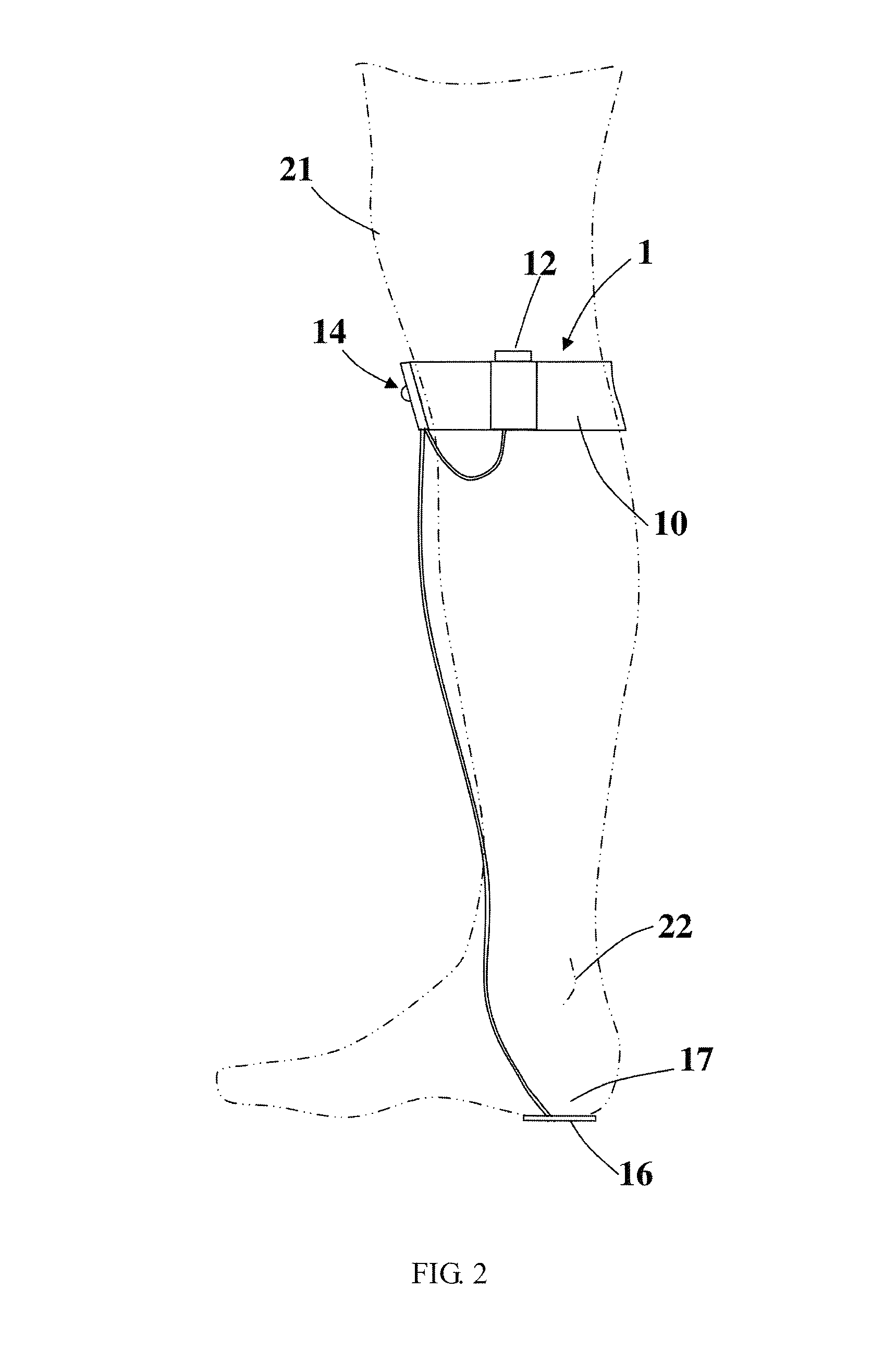 Wearable gait training device and method using the same