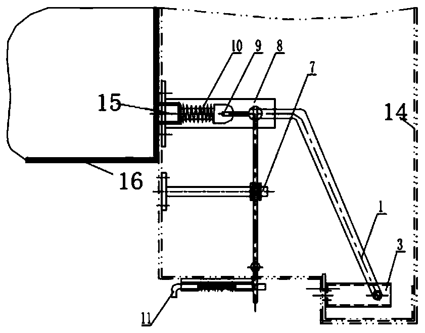 Mechanical interlocking device for mutual locking of high-voltage switch circuit breaker and grounding switch