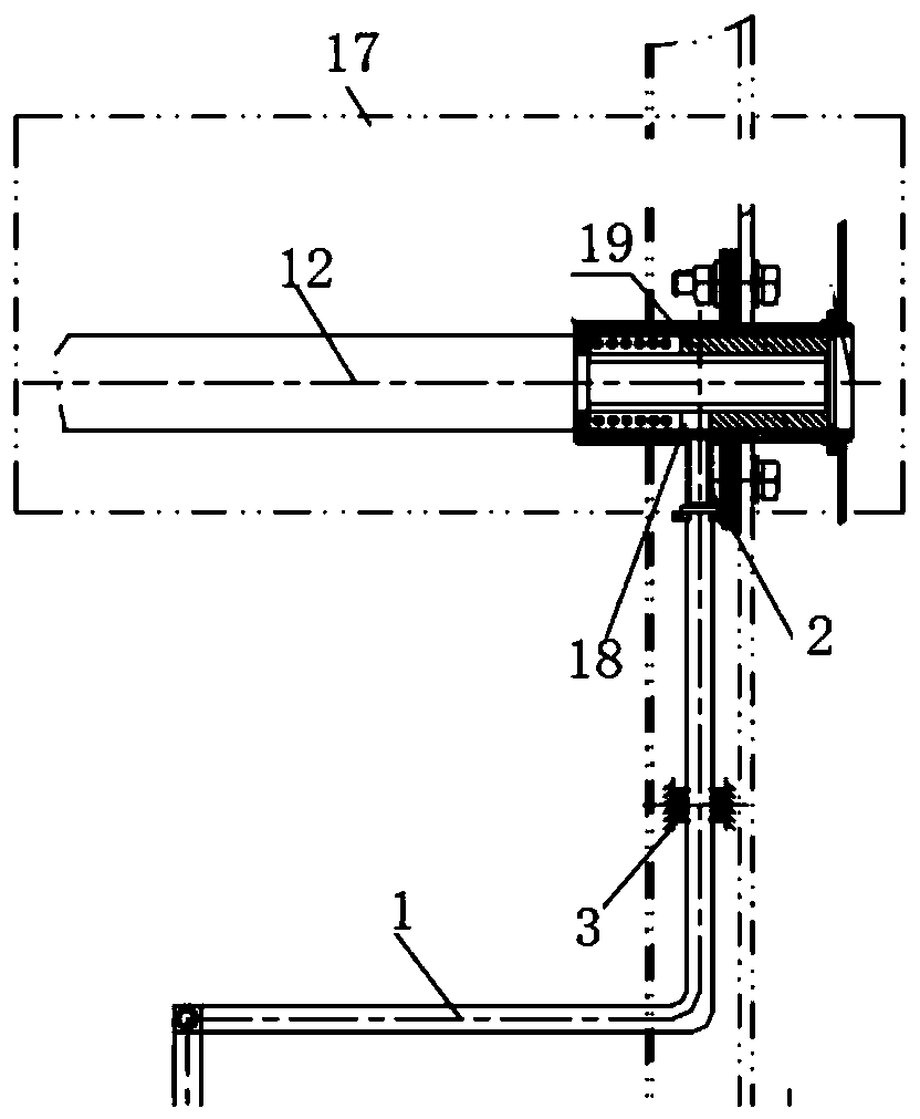 Mechanical interlocking device for mutual locking of high-voltage switch circuit breaker and grounding switch