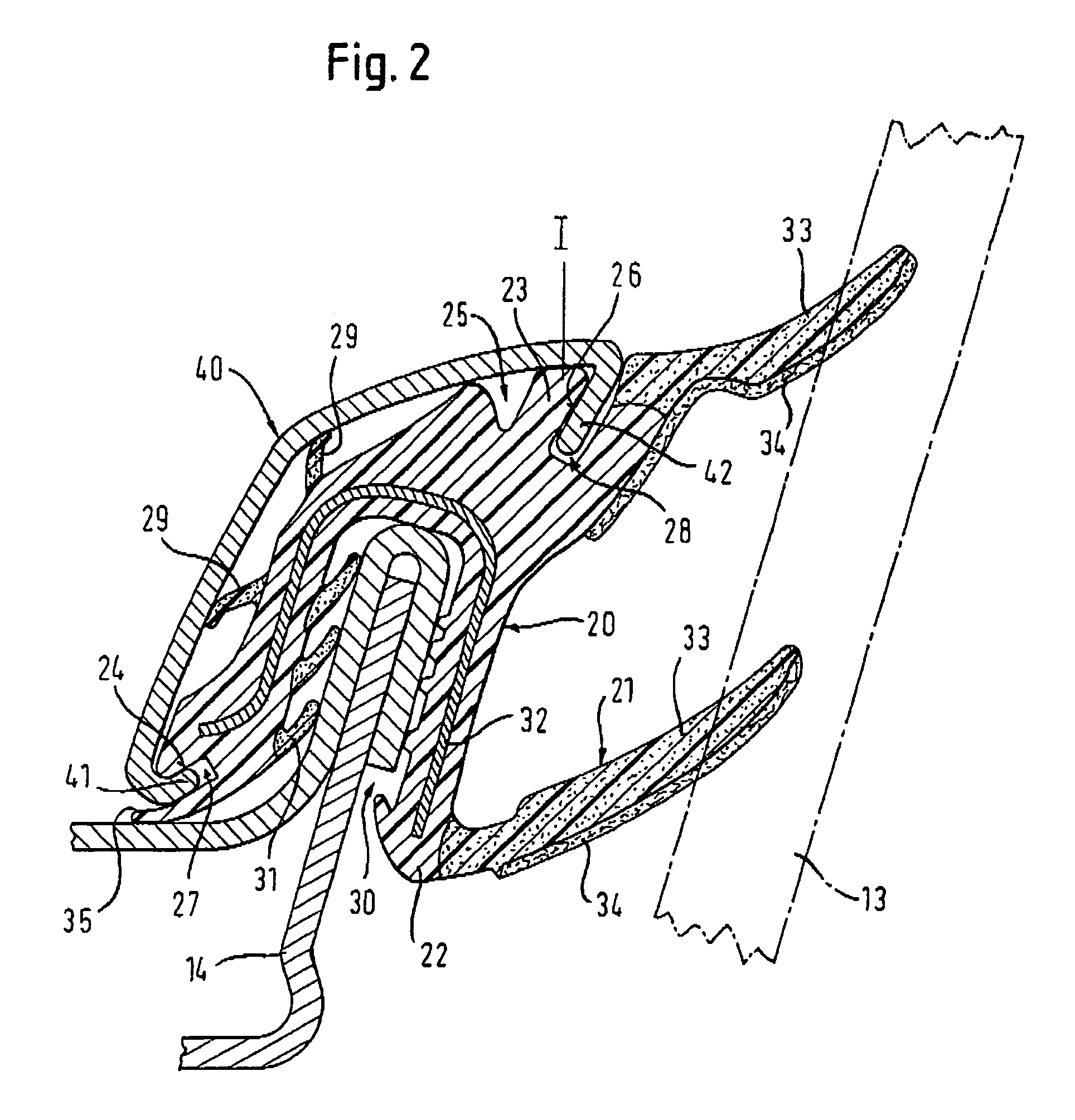 Sealing arrangement, especially for sealing window panes of motor vehicle