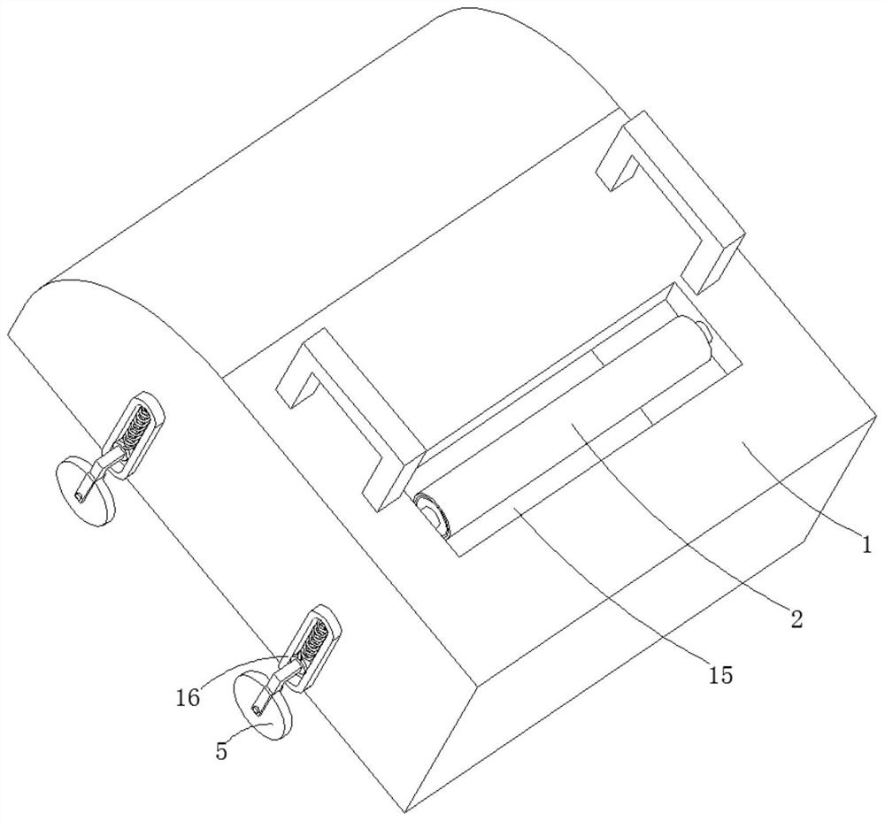 Wall cloth attaching device