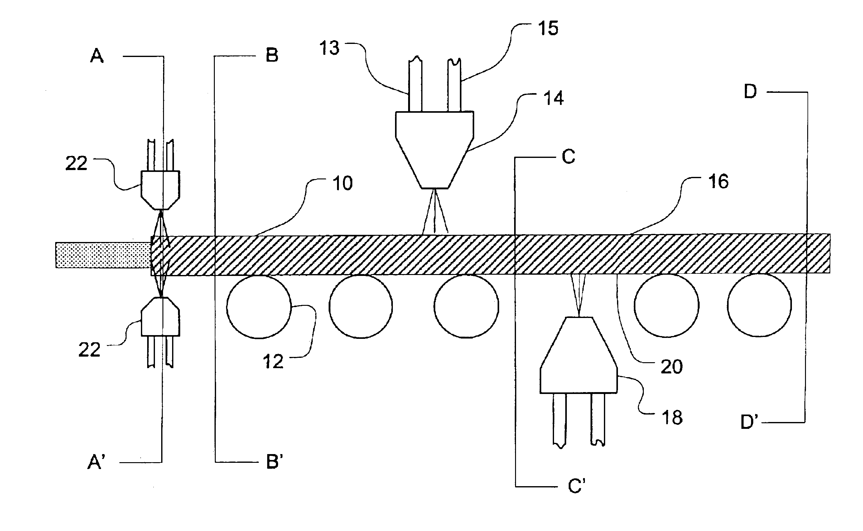 Method and apparatus for melt-blown fiber encapsulation