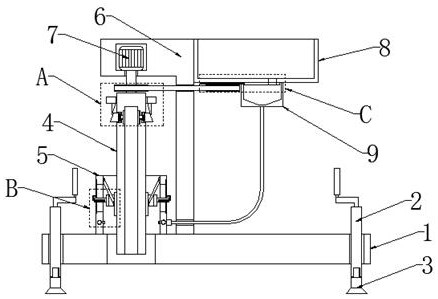 Concrete drilling and coring machine for constructional engineering quality supervision