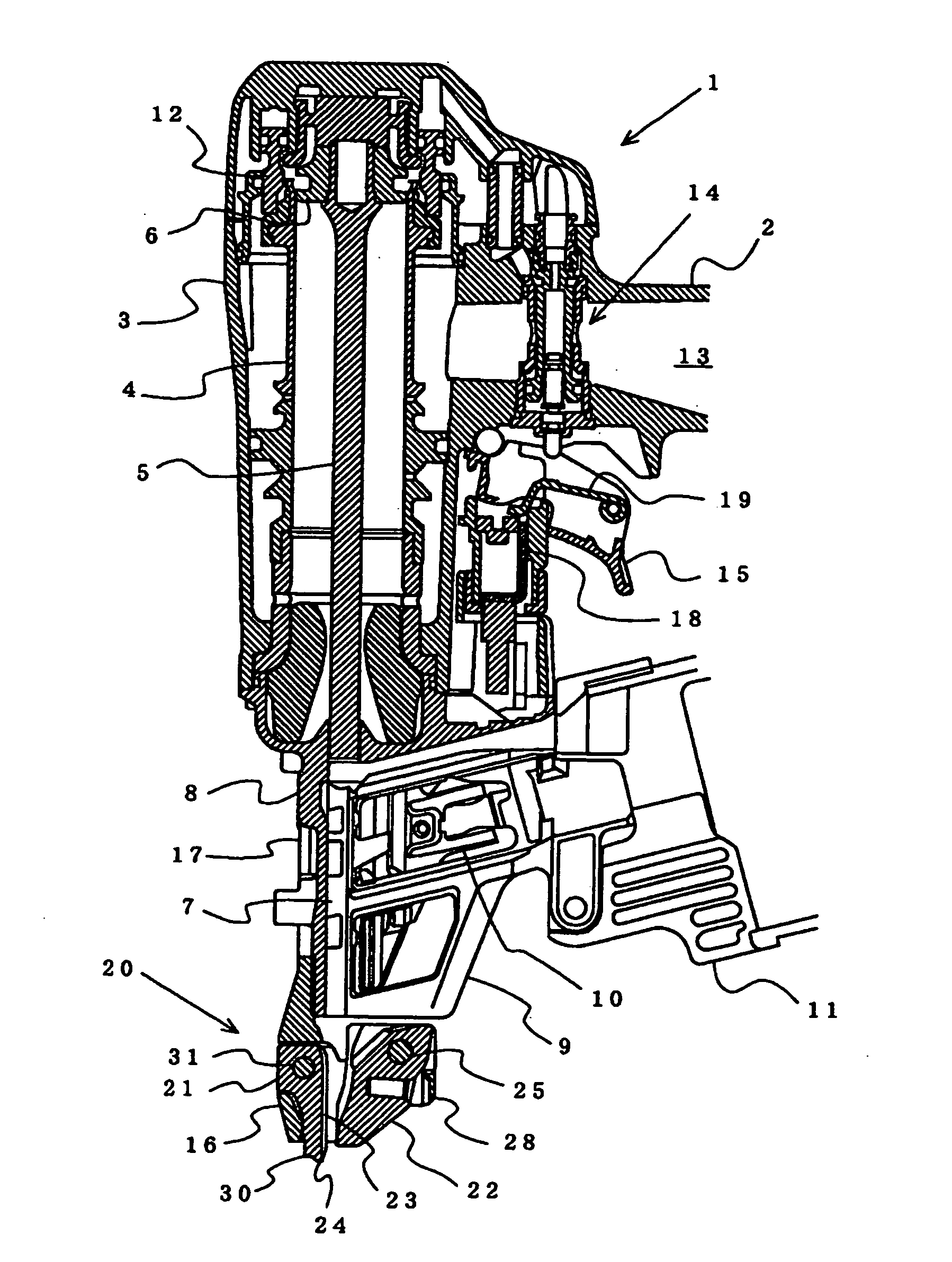 Nail Guiding Apparatus of Nailing Machine