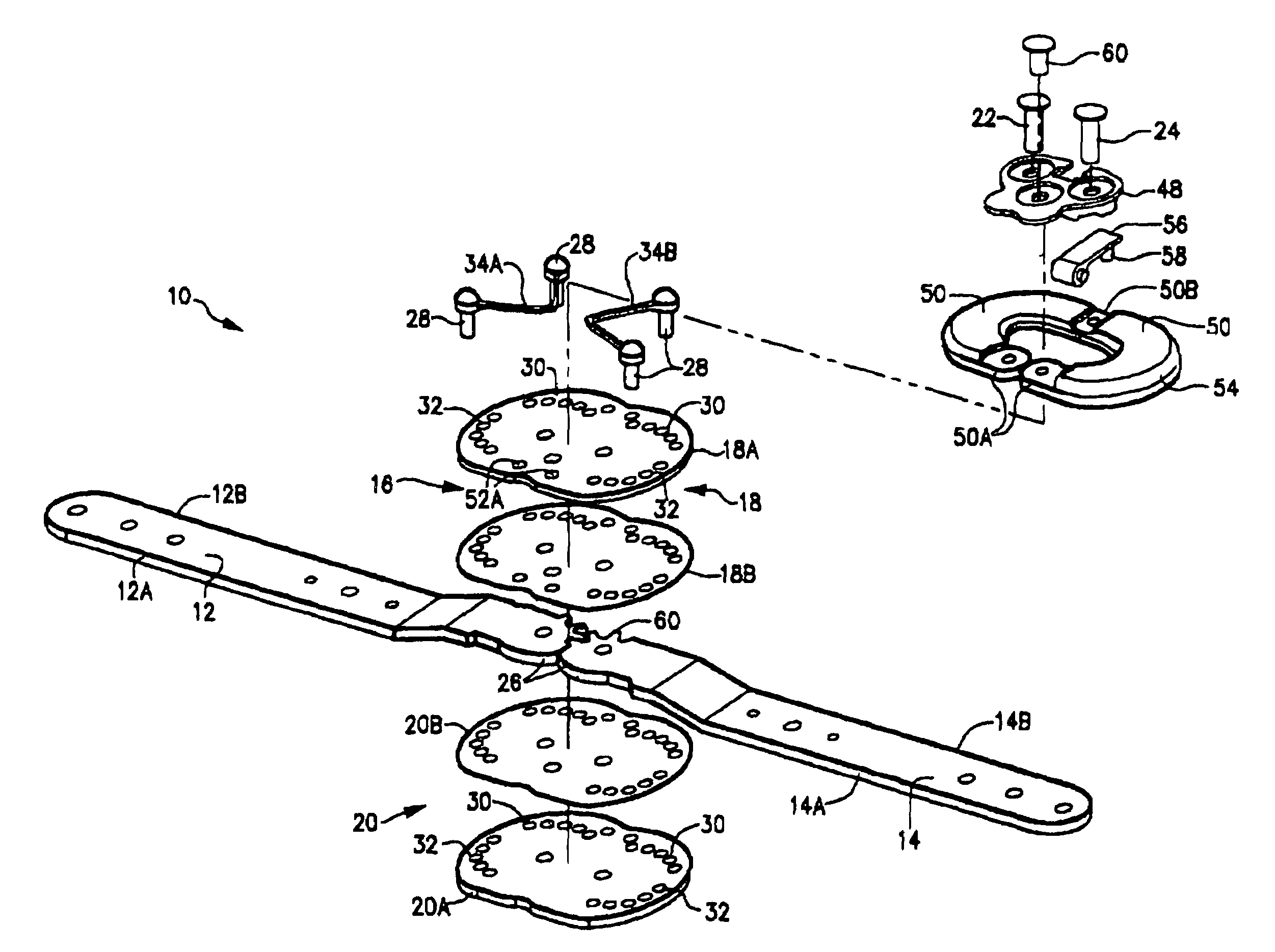 Orthopedic polycentric hinge