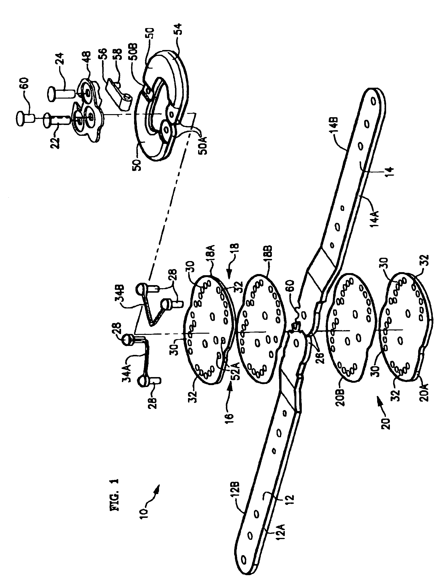 Orthopedic polycentric hinge