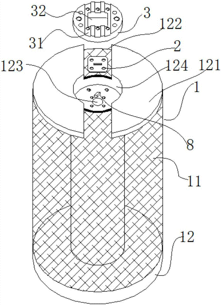 Hall product testing mechanism and assembling and testing method