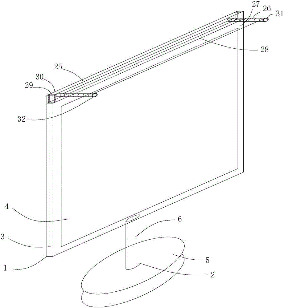 Network display equipment capable of resisting strong light