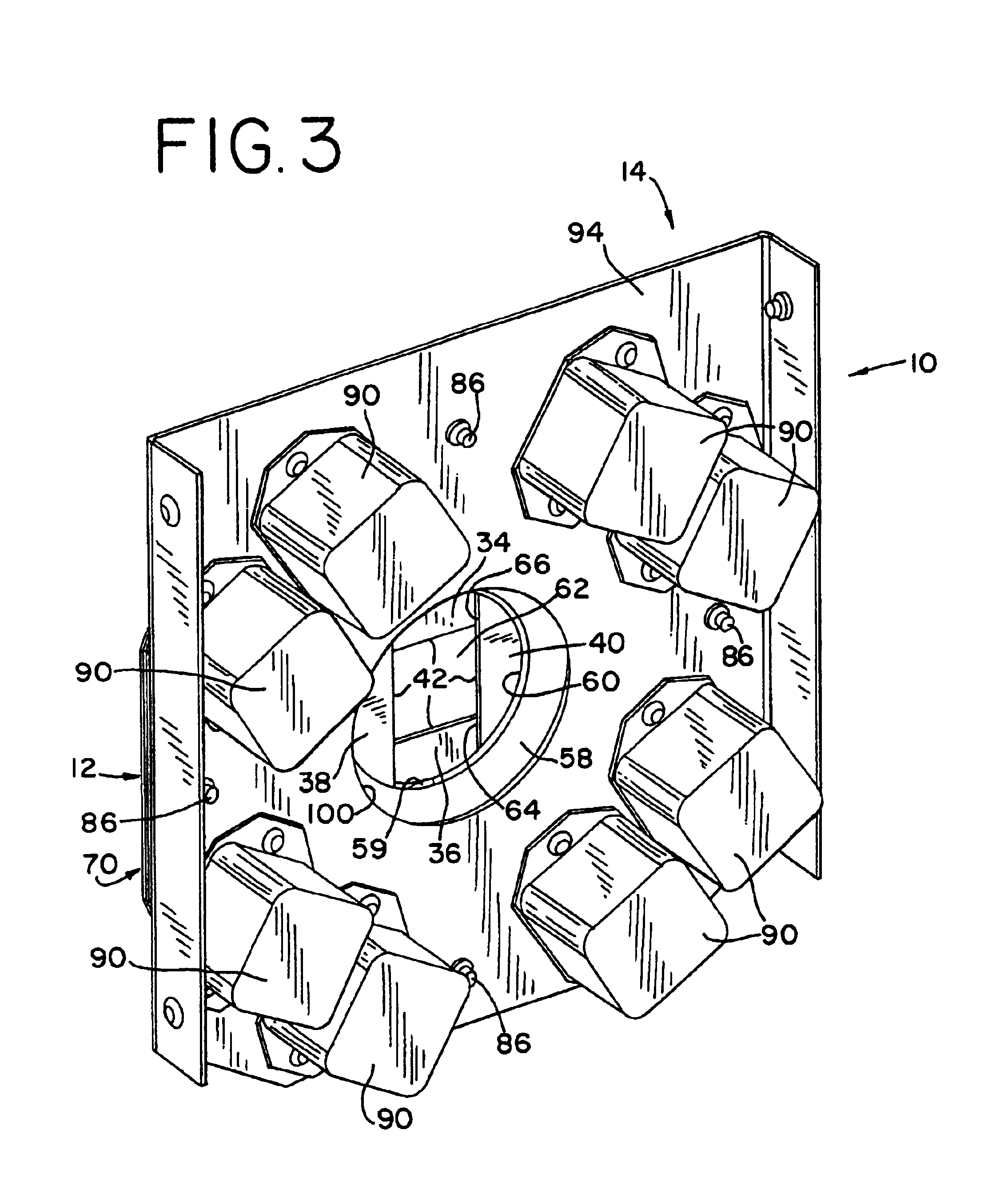 Shutter assembly for a luminaire