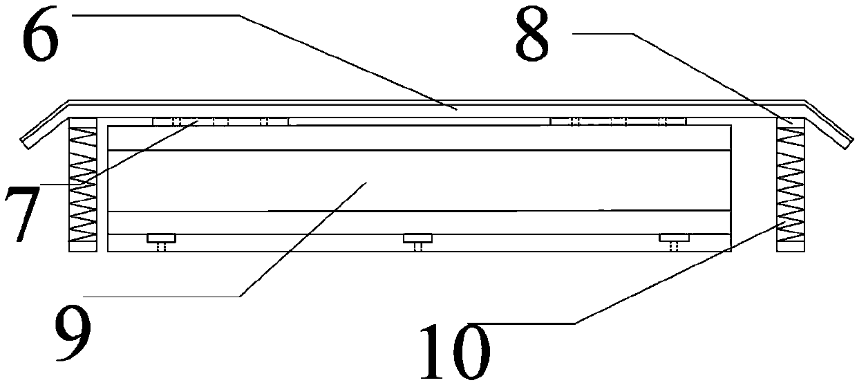 Anti-overturning structure additionally arranged for existing single-pier bridge