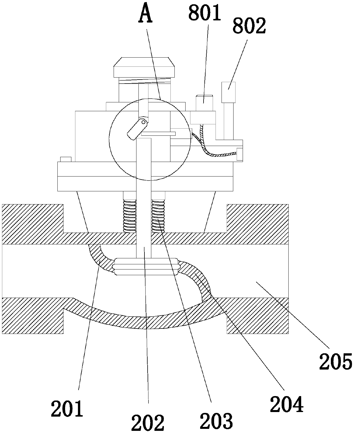 Harmful gas leakage alarm equipment suitable for petroleum refineries