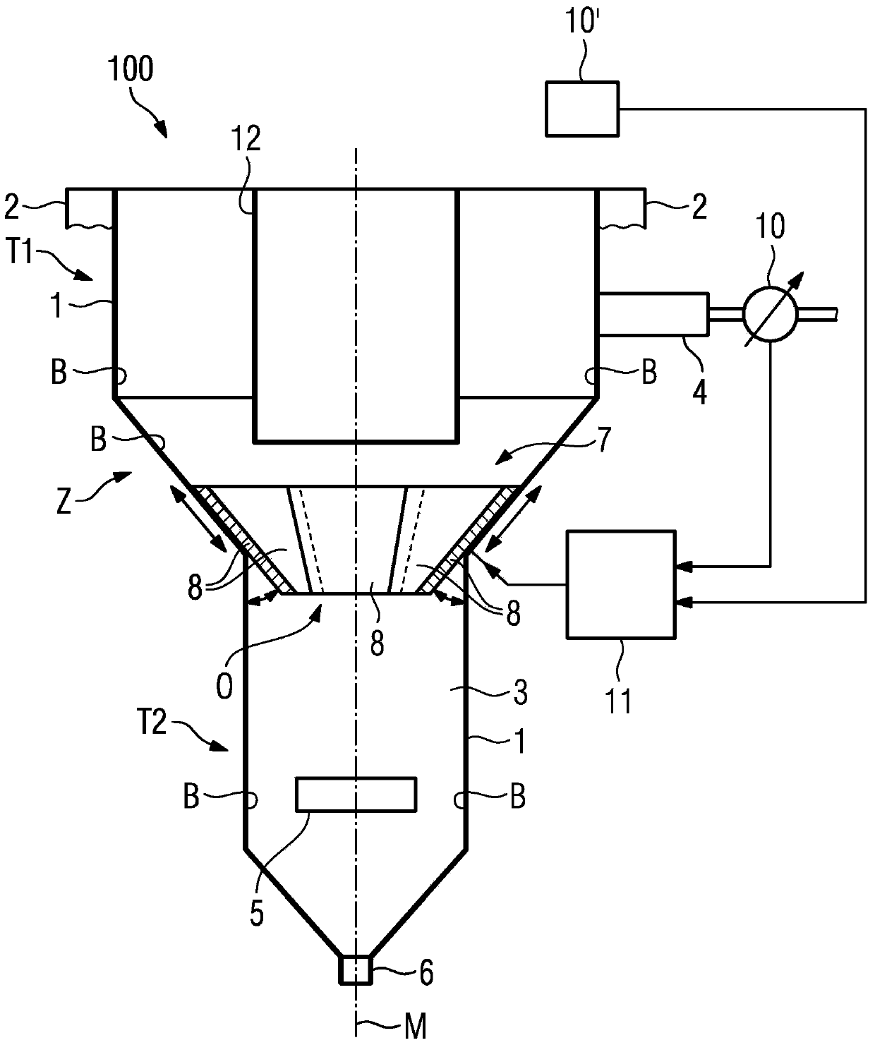 Flotation device, method for operating the flotation device and use thereof