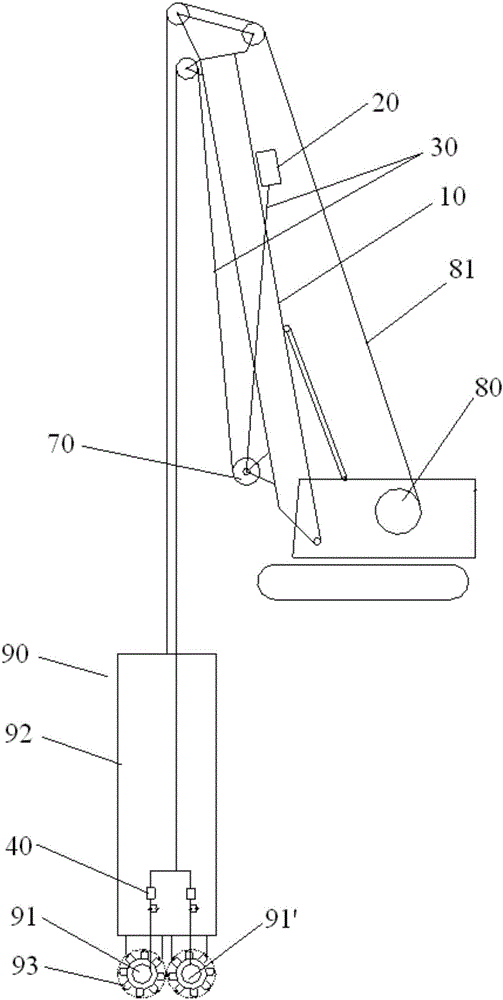 Pressure compensation device and method for detecting whether compensated device leaks oil