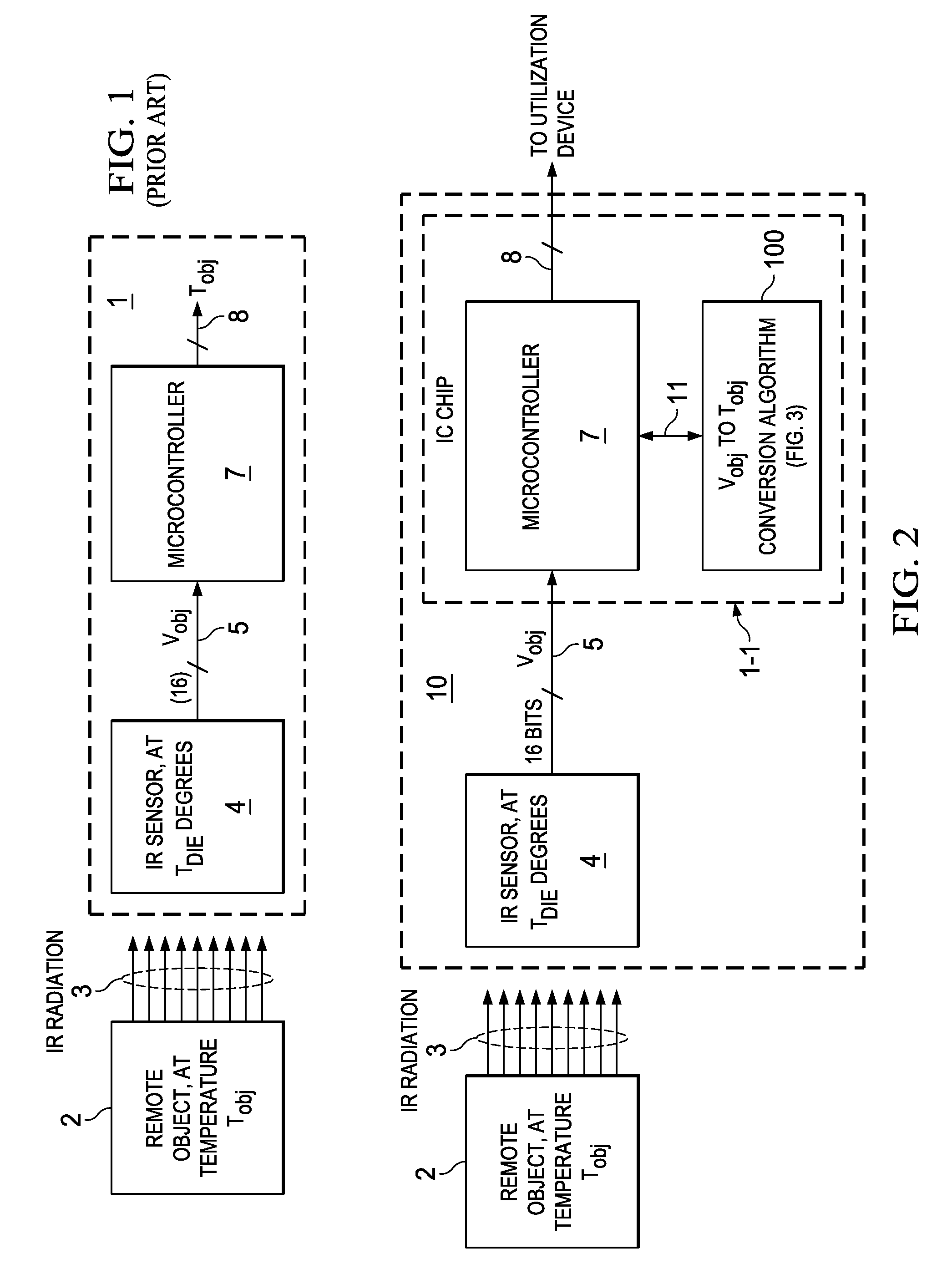 Modified fixed-point algorithm for implementing infrared sensor radiation equation