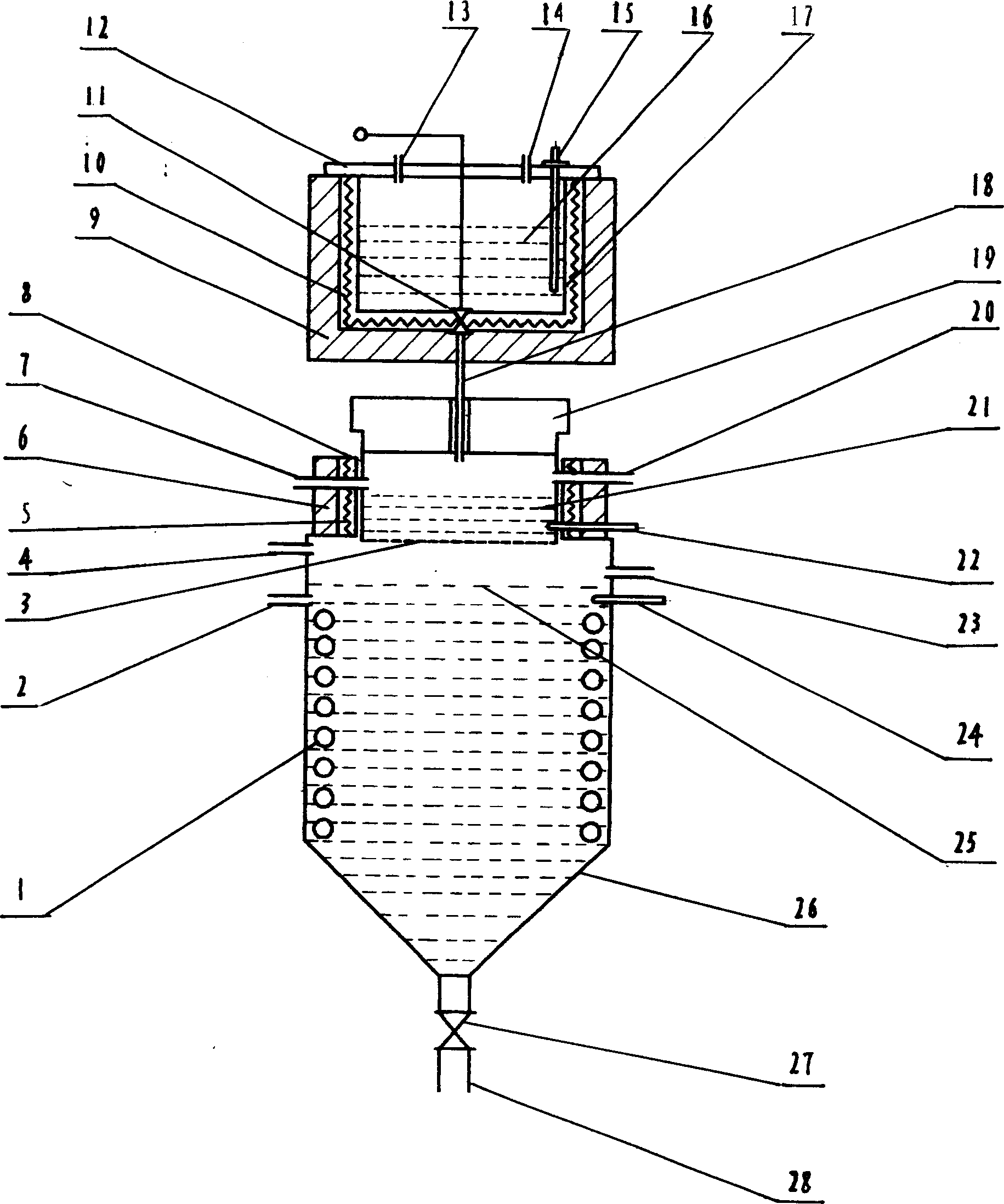 Method for preparing granules of nonoxidation stannic balls and forming machine used