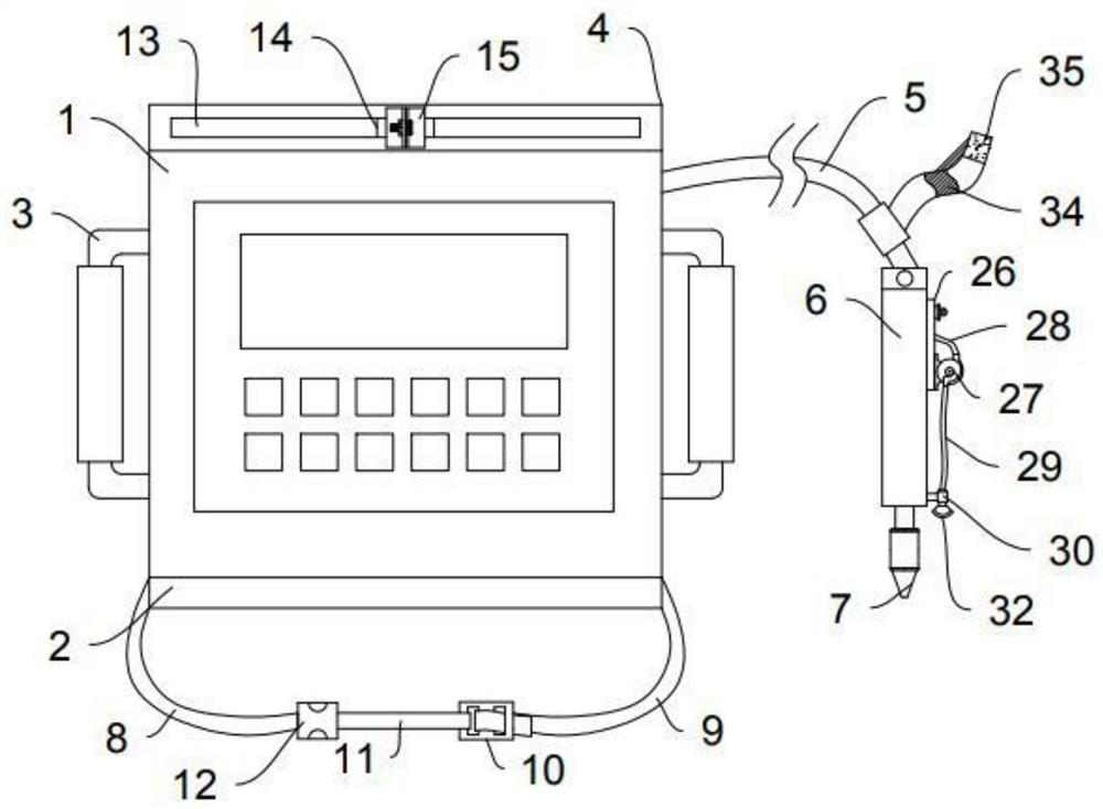 Tower footing concrete hidden engineering detection device