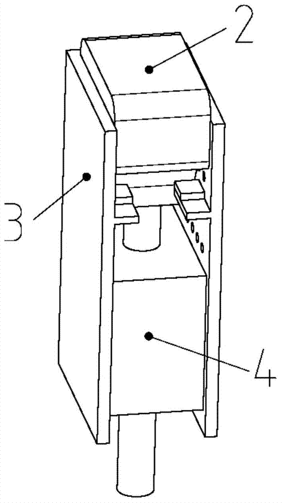 Electromagnetic attraction test device for magnetic track brake