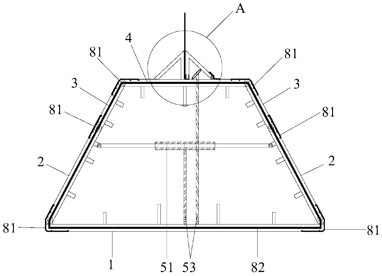 Construction method for installing rubber waterstop on automatic folding type joint box of underground continuous wall