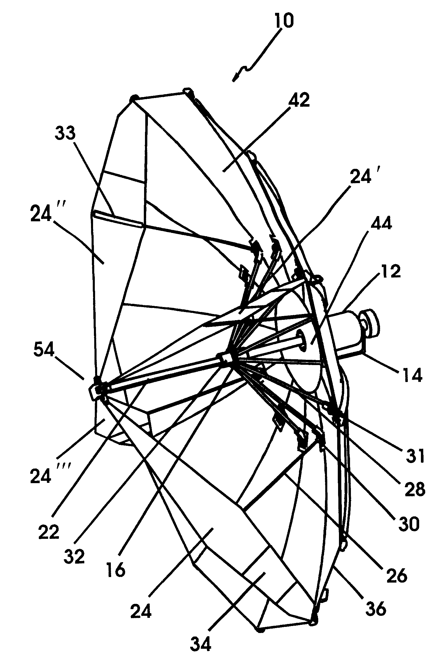 Collapsible impulse radiating antenna