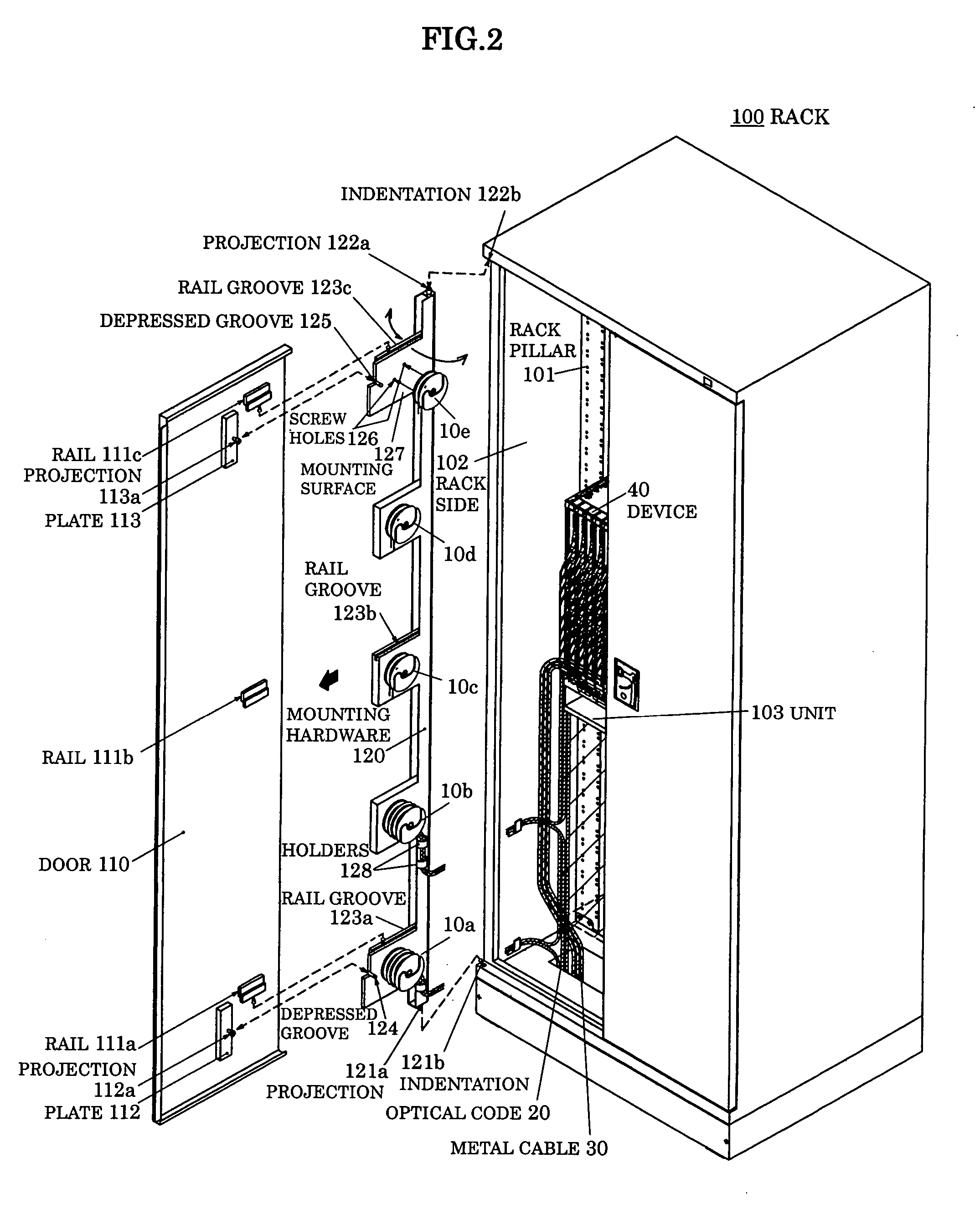 Holder and structure for organizing excess length