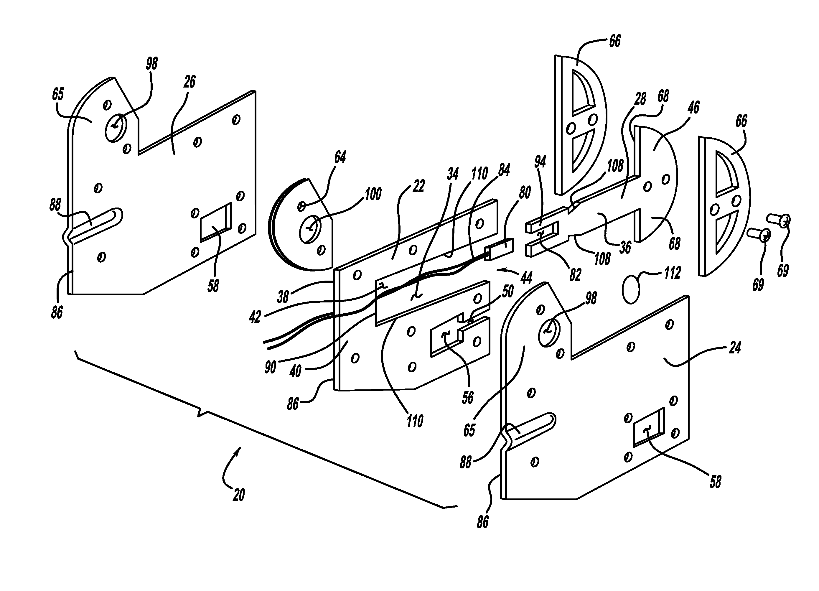 Thin linear seatbelt pretensioner