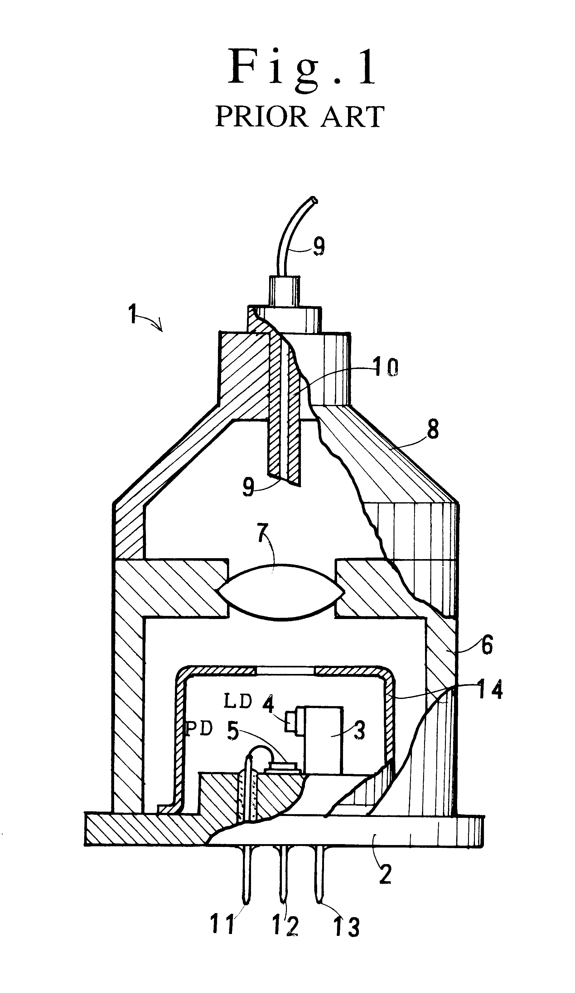 Light transmitting/receiving module