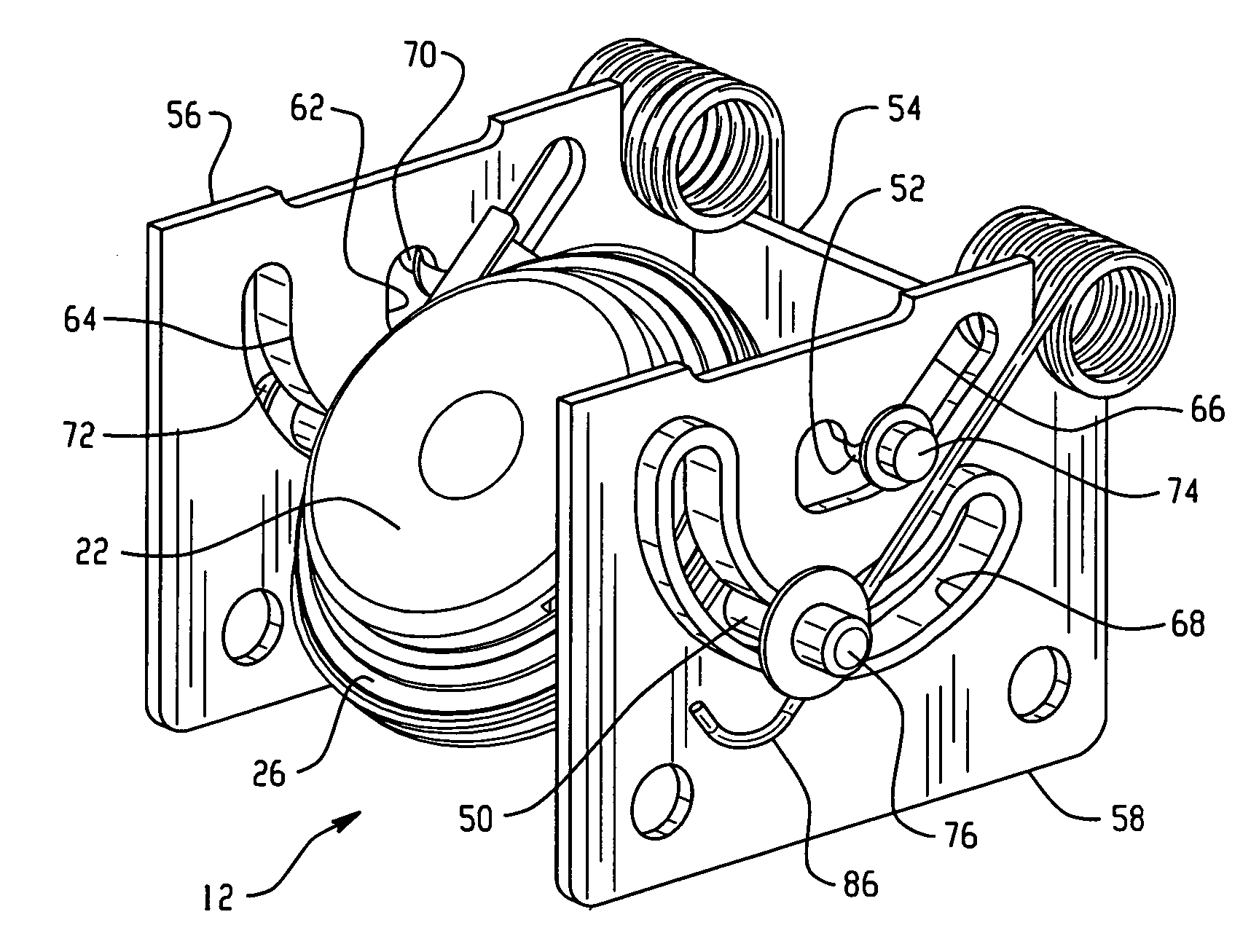 Guiding movement of capless filler neck closure