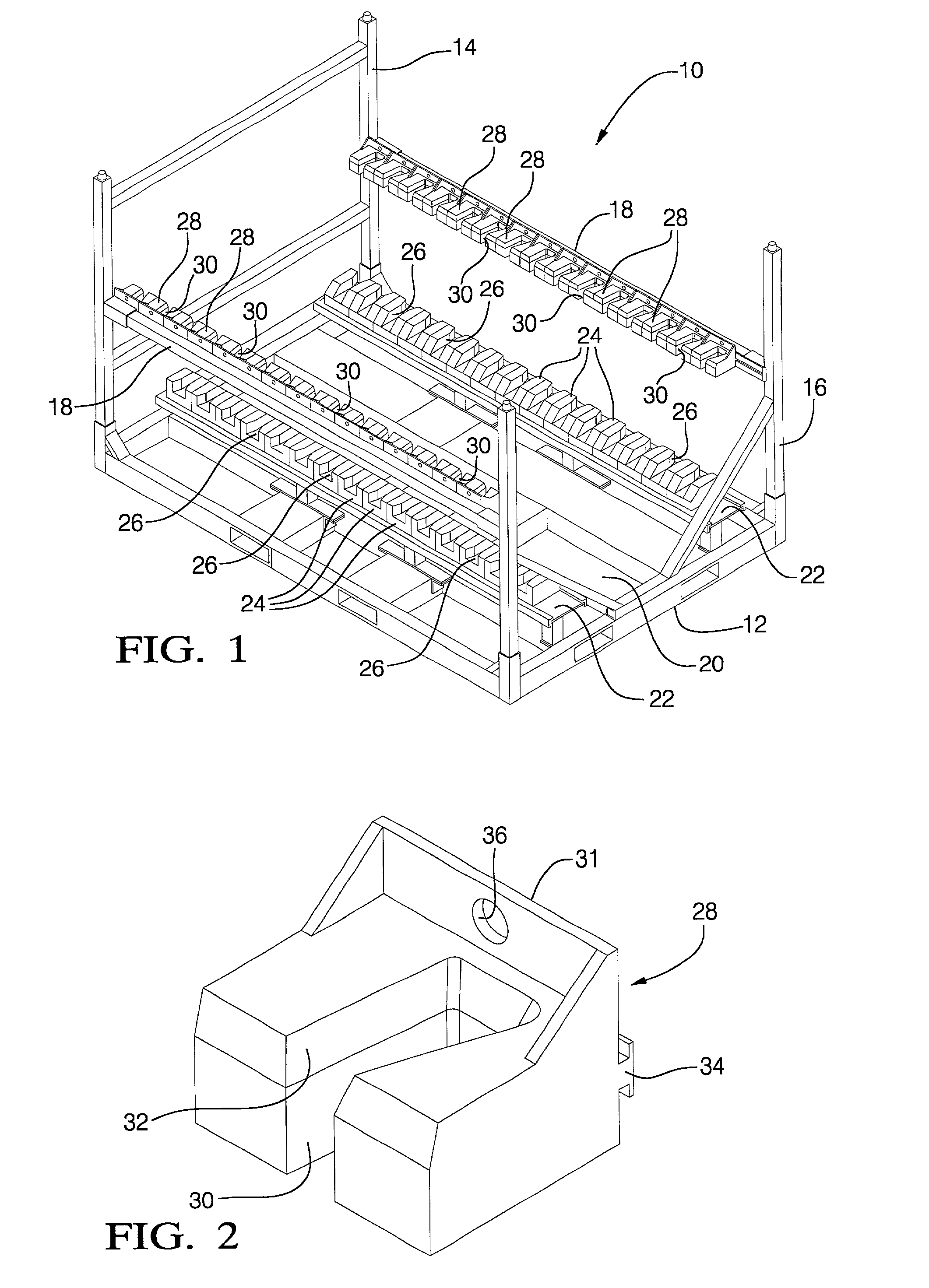 Robotic rack loading apparatus and method