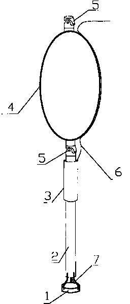 Device for testing pile bottom stress of bored concrete pile