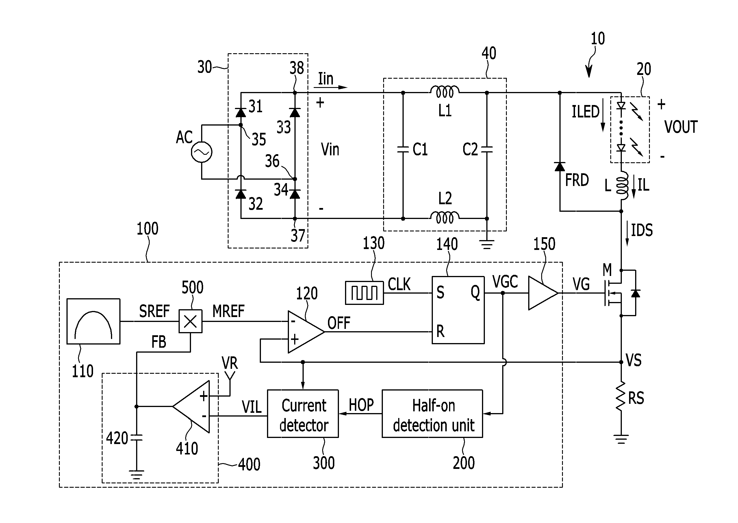 Switch control device, power supply device comprising the same, and driving method of power supply device