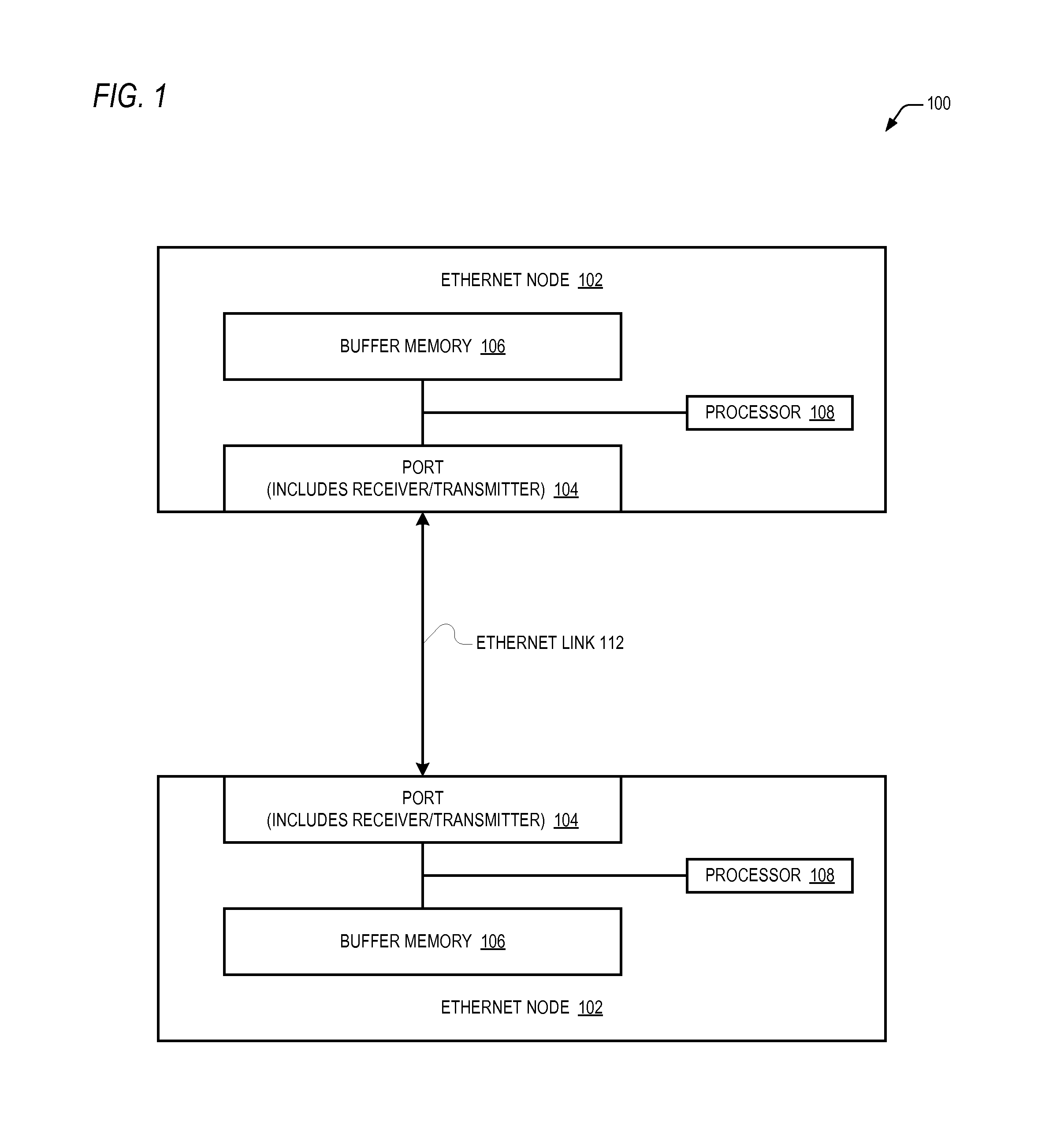 Positive feedback ethernet link flow control for promoting lossless ethernet