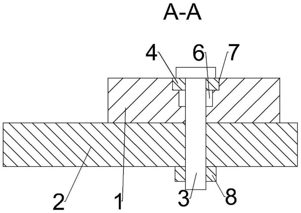 Composite material plate and metal plate lap joint energy absorption device