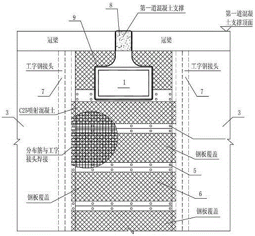 Construction Method of Diaphragm Wall Meeting Underground Pipeline