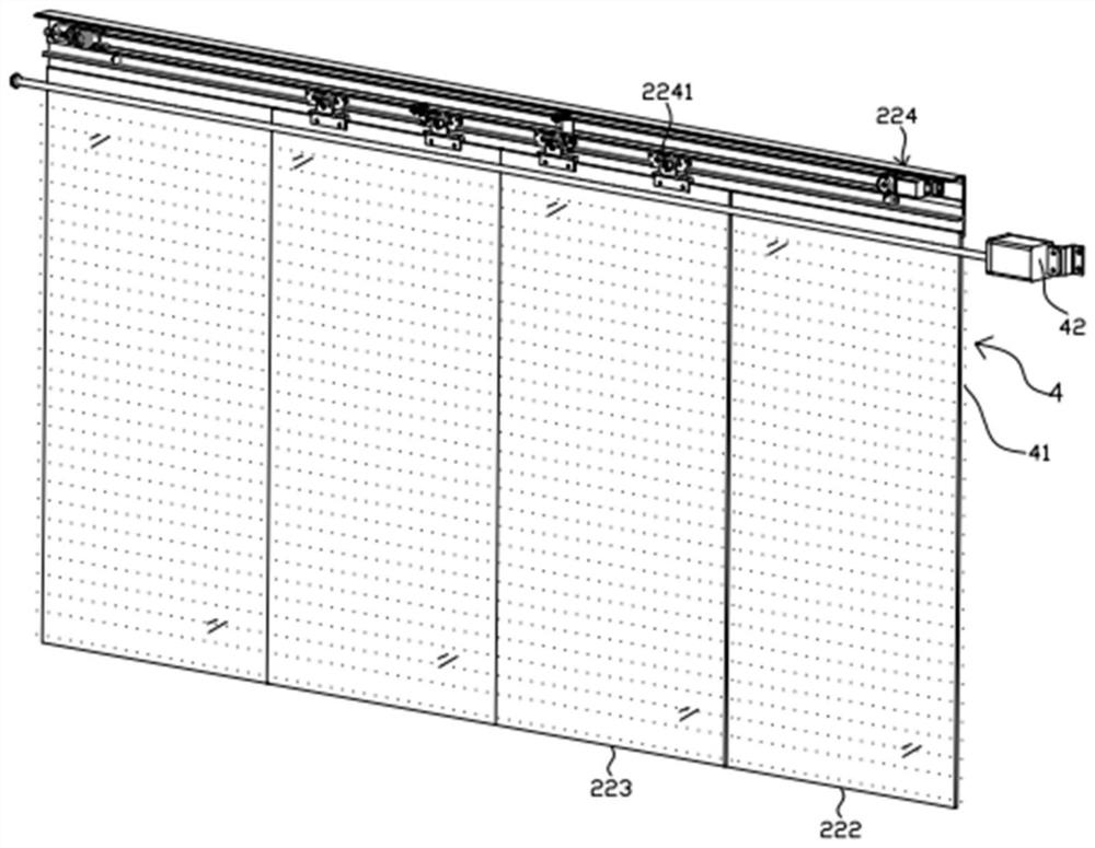 Anti-peeping financial bin body structure