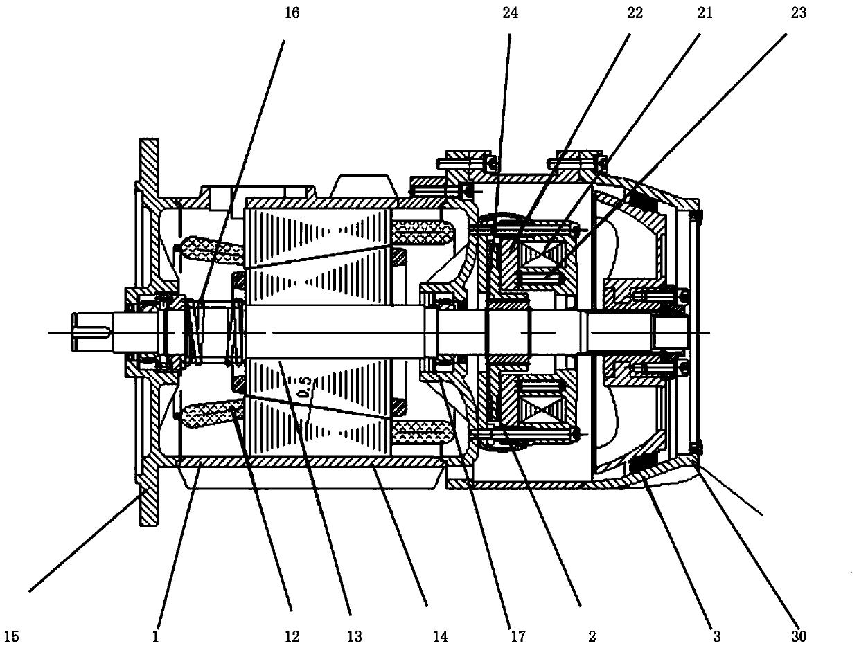 Double Brake Cone Motor