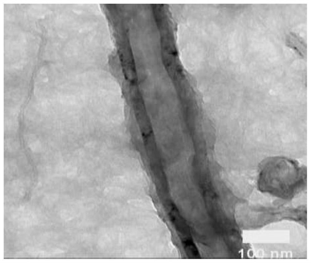 Conjugated ladder polymer-carbon nanotube composite material and its preparation method and application